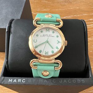 Marc by Marc Jacobs Ladies Green Strap Molly Watch MBM1306